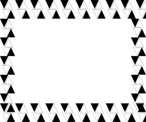 black and white frame