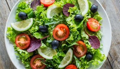 salad with vegetables