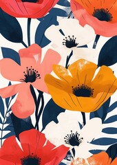 Vibrant Floral Composition