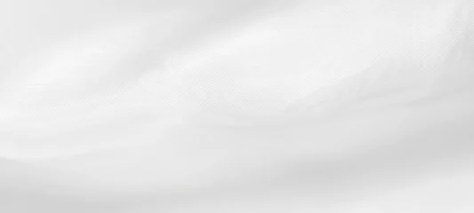 Rolgordijnen Abstract luxury white fabric texture background © Piman Khrutmuang