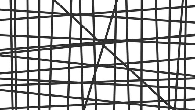 The animation consists of different kinds of lattices that change their structure. Art for backgrounds or something same projects.