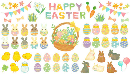 かわいいイースターのイラスト素材 © shiori