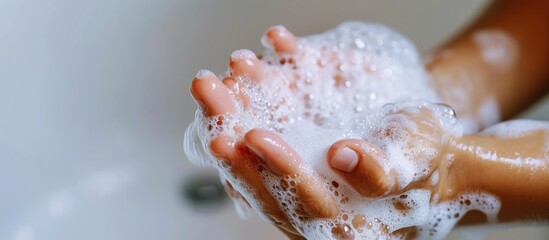 Wash your hands to protect them from germs