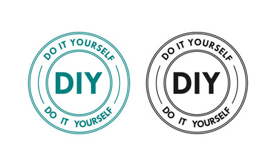 Do it yourslef design logo template illustration