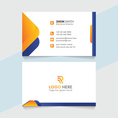 Fototapeta premium professional modern business card design template