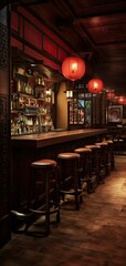 Captivating Asian Pub Interior Designs: A Fusion of Culture and Style