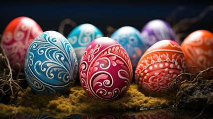 Vibrant and Festive Easter Eggs: A Colorful Celebration of Spring and Renewal