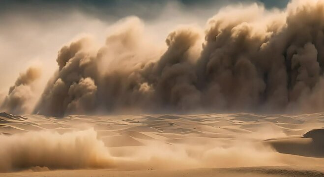 desert sand storm, desert background