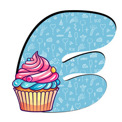 cupcake with cherry