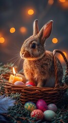 Fototapeta na wymiar Embracing the Spring Equinox: Celebrating Ostara with Candlelight and Pagan Traditions