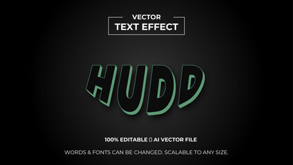 Obraz premium 3d editable text effect premium vector. Editable text style effect. 3d Text emblem for advertising, branding, business logo cover of presentation banner, cover, poster. vector illustration