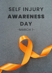Self-Injury Awareness Month, Leukemia, Kidney cancer day, world Multiple Sclerosis, CRPS, Orange...