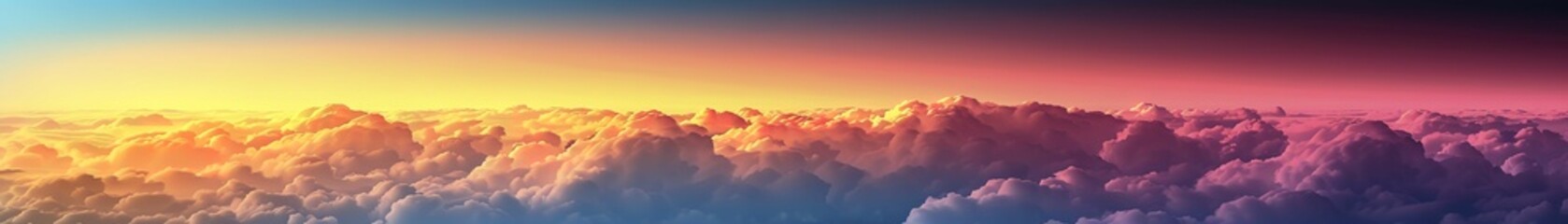 Vibrant gradient tones. poster banner landing page background design. Vibrant fantasy colorful cloudscape. with light blue 