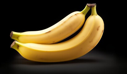 banana fruit isolated on white background.