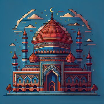 4k Ramadhan mosque design or ramadan background or background ramadhan. ramadan wallpaper or wallpaper ramadhan. mosque background or design mosque