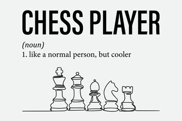 Chess Player Funny Definition Shirt Design