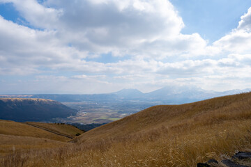 熊本阿蘇　大観峰からの風景