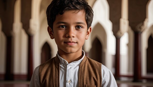 Boy In The Mosque