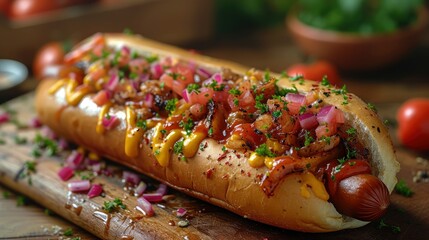 Sensational Hot Dog Showcase: A Visual Feast