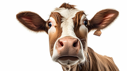 A curious cow with soulful eyes