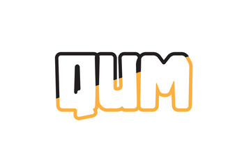 QUM Letter Logo Design
