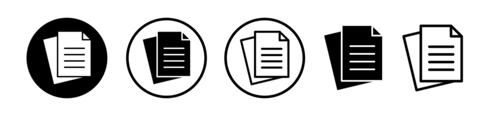 Data Documentation Line Icon. Information Storage icon in black and white color.