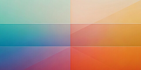 Obraz premium Colorful Geometric Rainbow Pattern Wallpaper