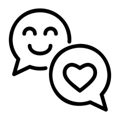 feedback outline icon