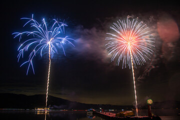 山中湖花火大会