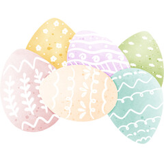 easter egg with ribbon