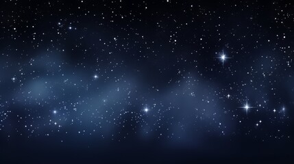 Majestic Night Sky With Countless Stars Illuminating the Darkness