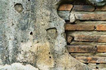 Old Wall Texture with Wood Pattern