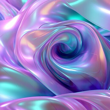 overleaf color hologram with blue white and green. Abstract tesktura in 3d style.