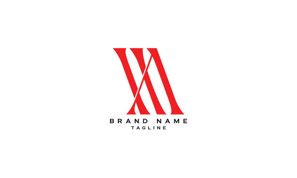 WHA, WAH, HWA, HAW, AHW, AWH, Abstract initial monogram letter alphabet logo design