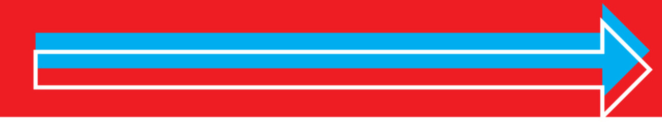 Arrow icon. Black arrow pointing to the right. Black direction pointer.