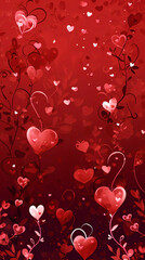 Obraz na płótnie Canvas valentine vector background