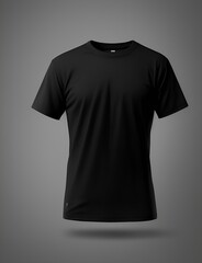 Mockup black t shirt