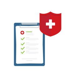 Obraz premium Health insurance protection. Healthcare concept. Format png