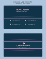 Clean And Professional Modern Business Card Template