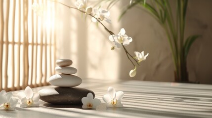 Serene Day Spa Wellness Background