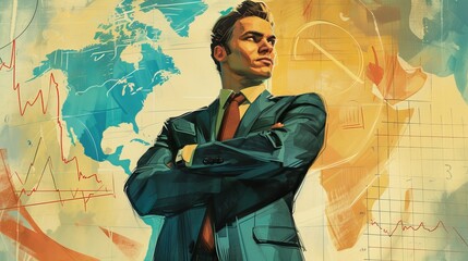 business man illustration   