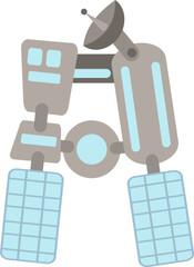Satellite Letter Alphabet Vector A