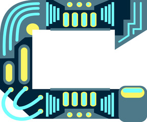 Scifi Letter Alphabet Vector C