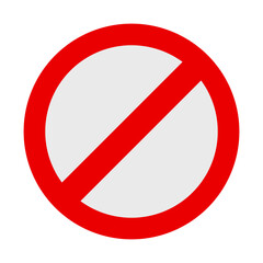 no, forbidden, not allowed symbol 