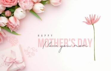 Happy Mother's day greeting card 