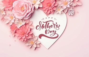 Happy Mother's day greeting card 