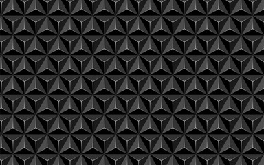 geometric triangle black and white seamless pattern
