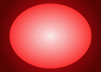 赤の輝くオブジェ