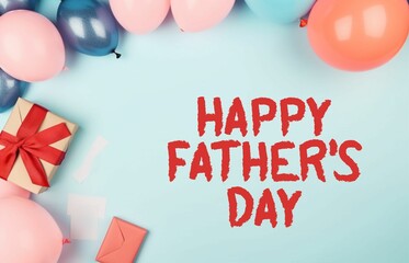 Happy Father's day banner design and social media post