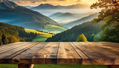 Wooden Whispers: Smooth Texture Creates Calm Atmosphere on Table